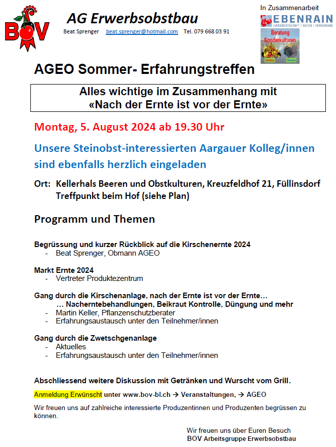AGEO ERFA Sommer Treffen 2024